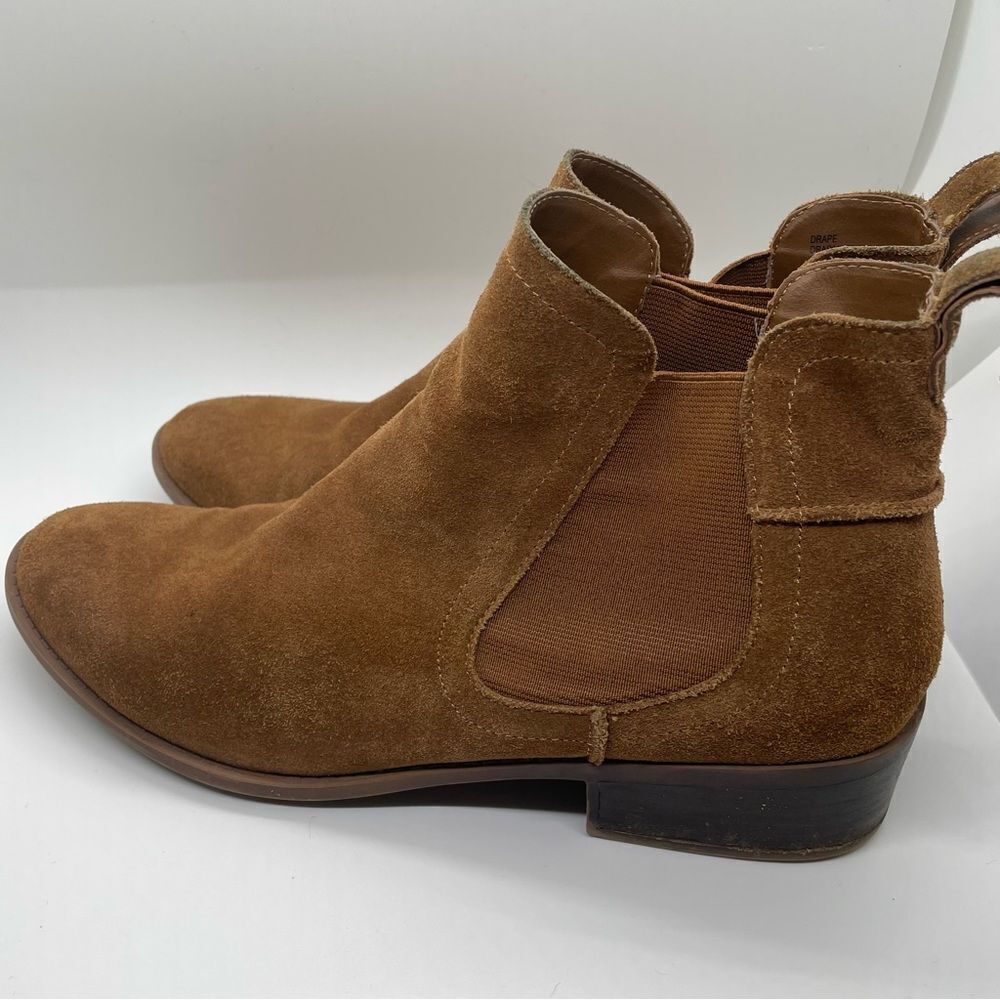 Steve Madden Women’s Drape Brown suede booties size 9.5 ankle boot shoes - Picture 3 of 11